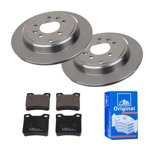 ATE BREMSSCHEIBEN Ø290MM + BREMSBELÄGE HINTEN FÜR PEUGEOT 607 PEUGEOT