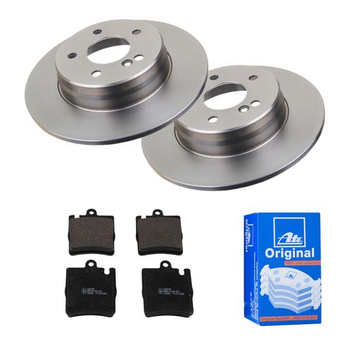 ATE BREMSSCHEIBEN Ø290mm + BREMSBELÄGE HINTEN FÜR MERCEDES 100-KLASSE W203