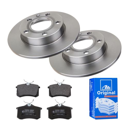 ATE BREMSSCHEIBEN Ø245MM + BREMSBELÄGE HINTEN FÜR AUDI A4 B6 B7 SEAT EXEO SKODA
