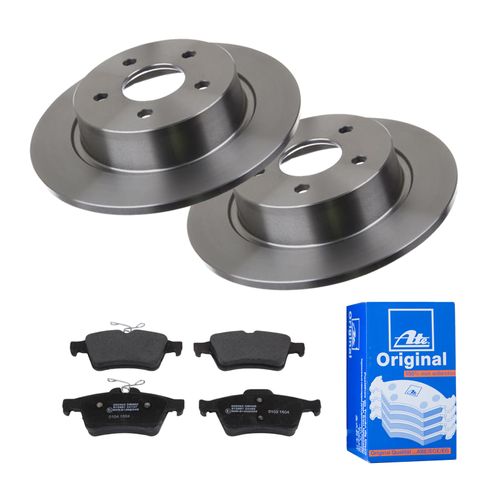 ATE BREMSSCHEIBEN + BREMSBELÄGE 3ER SET VOLL Ø280 HINTEN BREMSENSET 3TLG