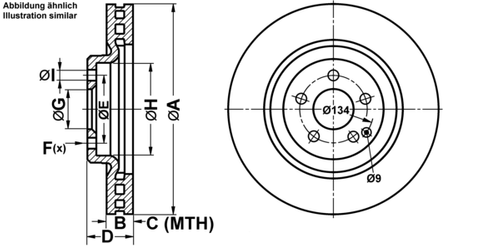 ATE BREMSSCHEIBEN Ø345MM + BREMSBELÄGE VORNE FÜR MERCEDES-BENZ CLK C-KLASSE