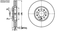 ATE Bremsensatz, Scheibenbremse f&uuml;r SEAT IBIZA IV Kasten/Schrägheck (6J1), Art.-Nr. IJF1415266