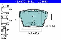 ATE Bremsensatz, Scheibenbremse f&uuml;r PEUGEOT 307 CC (3B), Art.-Nr. IJZJSGK9N8