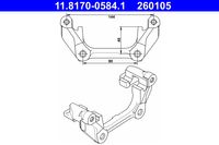 ATE Halter, Bremssattel, Art.-Nr. 11.8170-0584.1