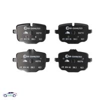 ATE Bremsbelagsatz, Scheibenbremse, Art.-Nr. 13.0460-2716.2