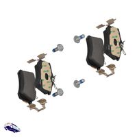 ATE Bremsbelagsatz, Scheibenbremse, Art.-Nr. 13.0460-2894.2