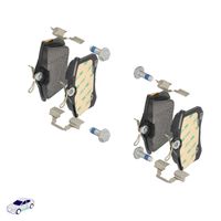 ATE Bremsbelagsatz, Scheibenbremse, Art.-Nr. 13.0460-2845.2