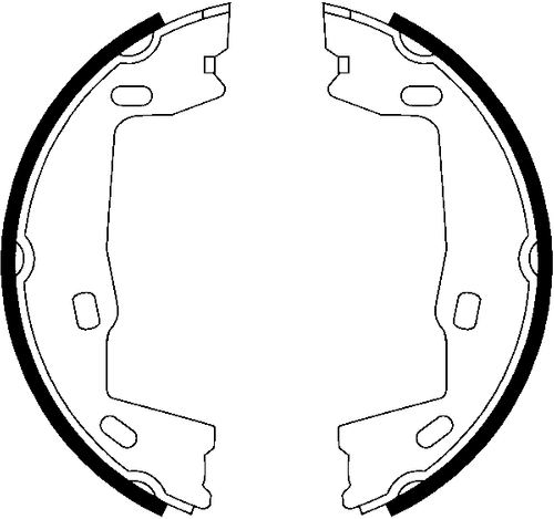 ATE Bremsbackensatz, Feststellbremse, Art.-Nr. 03.0137-0172.2