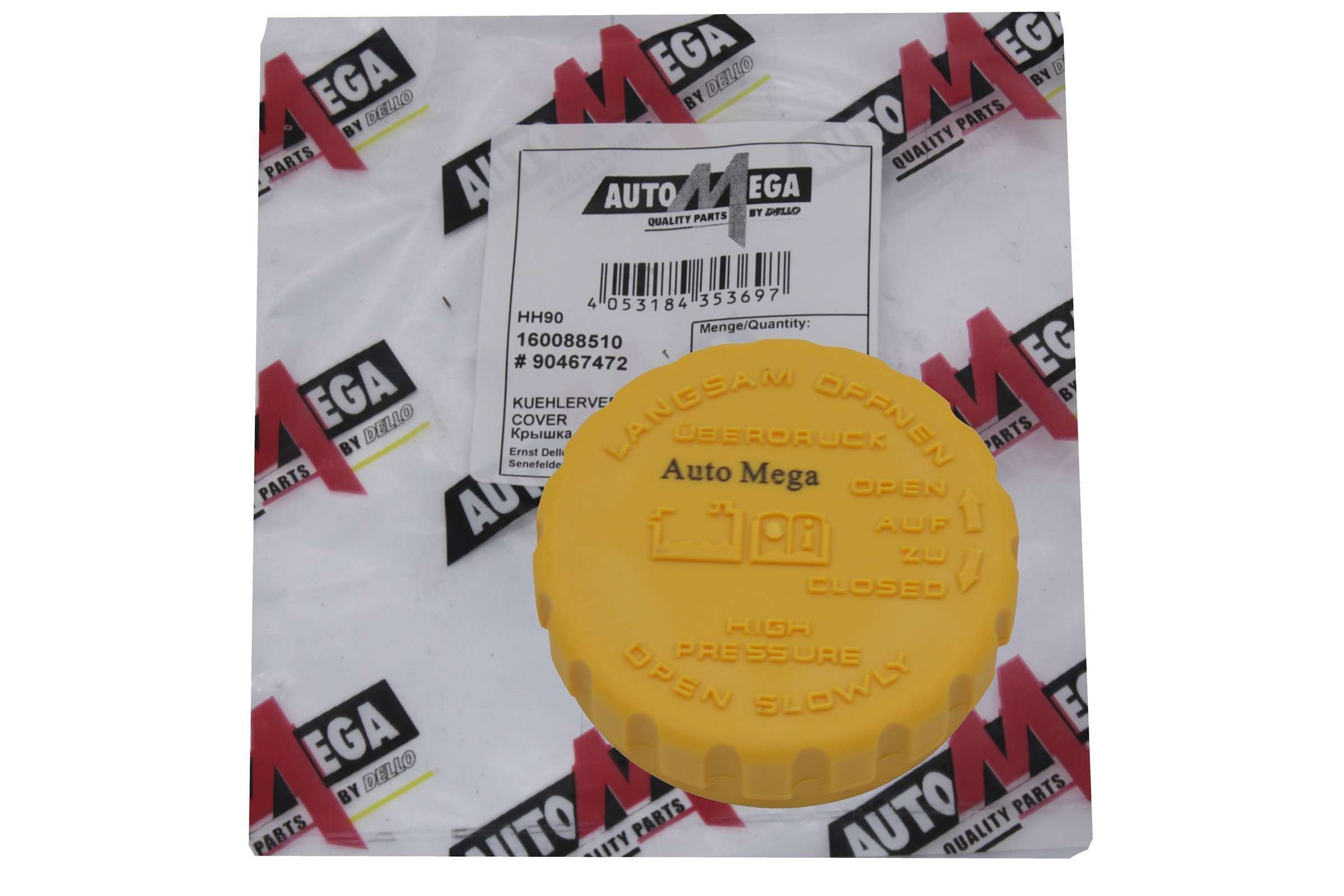 AUTOMEGA Verschlussdeckel, Kühlmittelbehälter 160088510 für Opel Ford GM