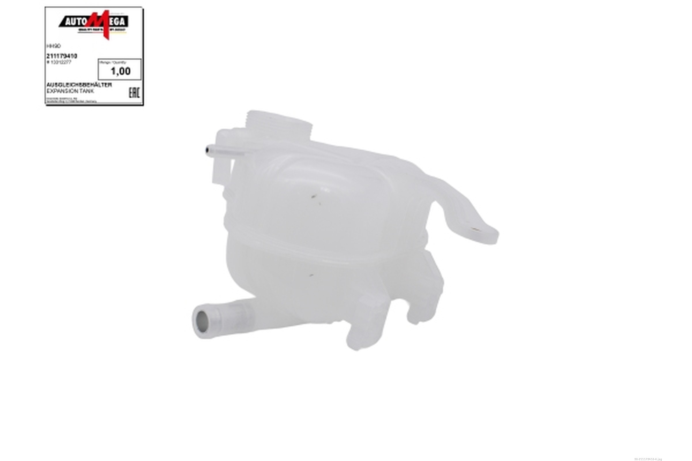 AUTOMEGA Ausgleichsbehälter, Kühlmittel 211179410 für Opel GM