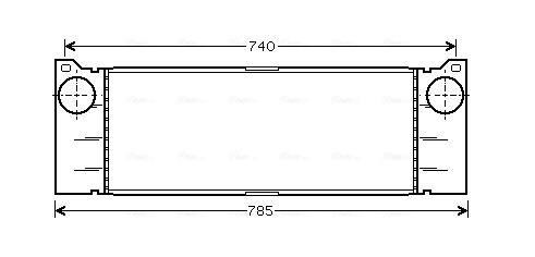 AVA QUALITY COOLING Ladeluftkühler msa4473 für Mercedes