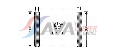 AVA QUALITY COOLING Trockner, Klimaanlage aud216 für LAND ROVER