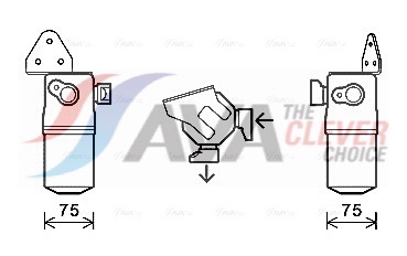 AVA QUALITY COOLING Trockner, Klimaanlage aid348 für Audi