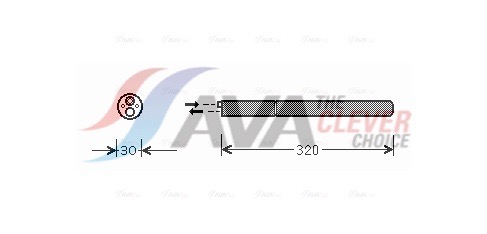 AVA QUALITY COOLING Trockner, Klimaanlage vnd210 für VW