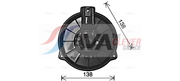 AVA QUALITY COOLING Innenraumgebläse hd8318 für HONDA