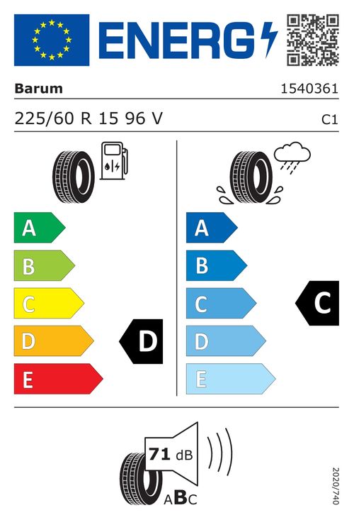 BARUM 225/60R15 96V - Bravuris 2