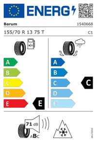 BARUM Ganzjahresreifen "155/70R13 75T - Quartaris 5", Art.-Nr. 15406680000