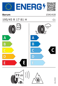 BARUM Ganzjahresreifen "[Barum] 195/45R17 81H - Quartaris 5", Art.-Nr. 15414180000