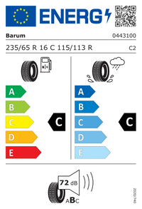 BARUM Sommerreifen "[Barum] 235/65R16 115/113R - Vanis 3", Art.-Nr. 04431000000