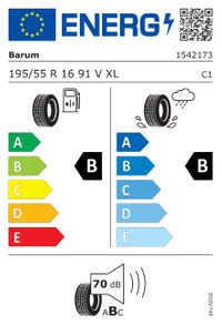BARUM Sommerreifen "195/55 R16 91V XL EVc - Bravuris 6", Art.-Nr. 15421730000