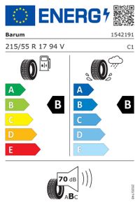 BARUM Sommerreifen "215/55 R17 94V EVc - Bravuris 6", Art.-Nr. 15421910000