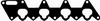 BGA Dichtung, Ansaugkrümmer mg9524 für MITSUBISHI