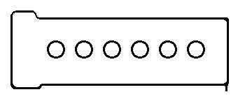 BGA Dichtungssatz, Zylinderkopfhaube rk6339 für Mercedes