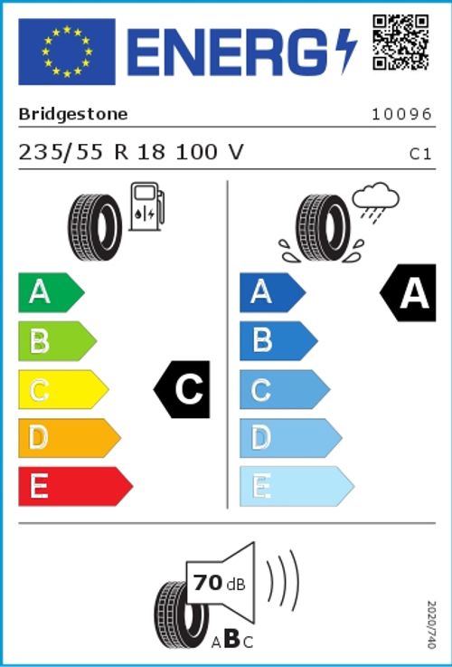 BRIDGESTONE 235/55R18 100V - Alenza 001