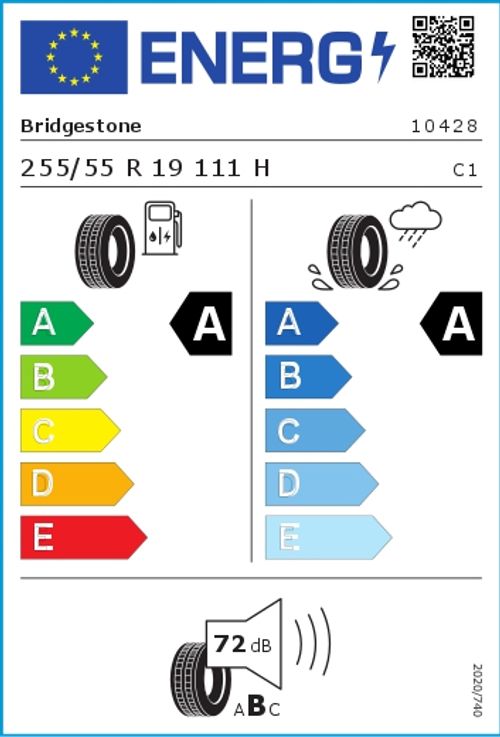 BRIDGESTONE 255/55R19 111H - Alenza 001