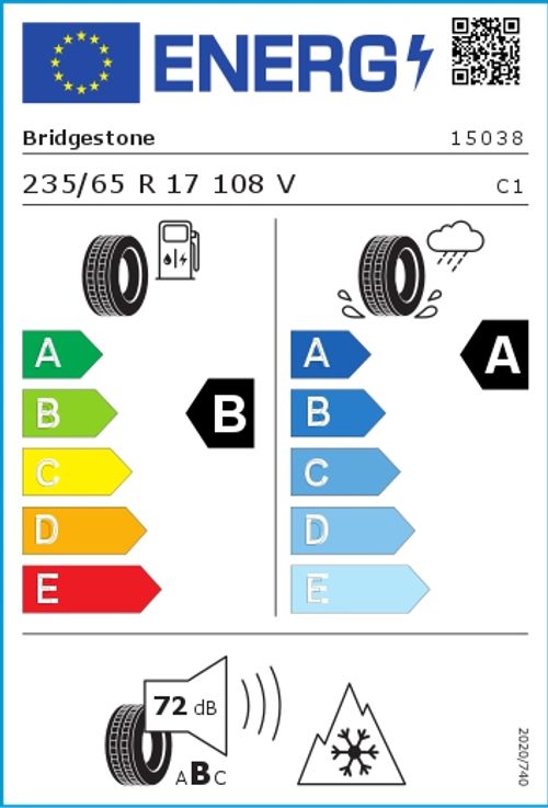 BRIDGESTONE 235/65R17 108V - Blizzak LM 005