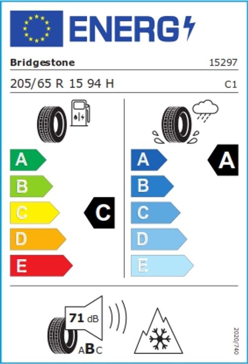 BRIDGESTONE 205/65R15 94H - Blizzak LM 005