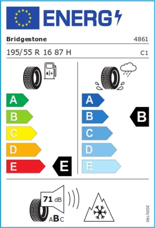 BRIDGESTONE 195/55R16 87H - Blizzak LM-32