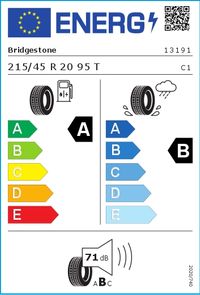 Bridgestone Sommerreifen "215/45R20 95T - Turanza Eco", Art.-Nr. 13191