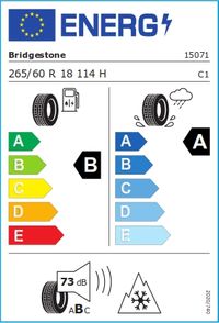 Bridgestone Winterreifen "265/60R18 114H - Blizzak LM 005", Art.-Nr. 15071