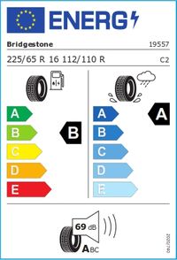 Bridgestone Sommerreifen "225/65R16 112/110R - Duravis R660 Eco", Art.-Nr. 19557