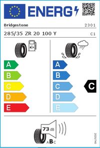 Bridgestone Sommerreifen "285/35R20 100(Y) - Potenza RE 070 R RFT", Art.-Nr. 2301