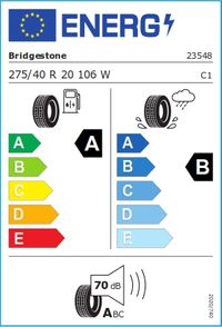 Bridgestone Sommerreifen "275/40R20 106W - Alenza 001", Art.-Nr. 23548