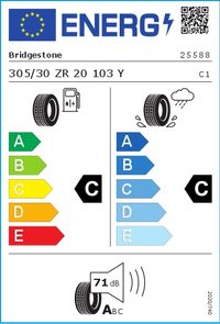 Bridgestone Sommerreifen "305/30R20 103(Y) - Potenza Sport", Art.-Nr. 25588