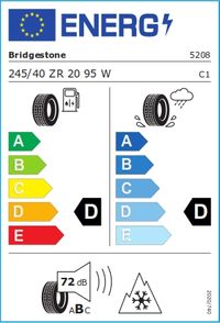 Bridgestone Winterreifen "245/40R20 95W - Blizzak LM-32", Art.-Nr. 5208