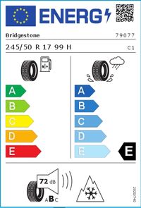 Bridgestone Winterreifen "245/50R17 99H - Blizzak LM-25 RFT", Art.-Nr. 79077