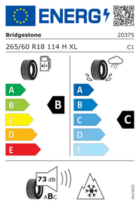 Bridgestone Sommerreifen "[Bridgestone] 265/60R18 114H - Dueler All Terrain A/T002", Art.-Nr. 20375
