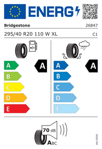 Bridgestone Sommerreifen "[Bridgestone] 295/40R20 110W - Potenza Sport", Art.-Nr. 26847