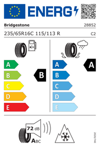 Bridgestone Ganzjahresreifen "[Bridgestone] 235/65R16 115/113R - Duravis All-Season", Art.-Nr. 28852