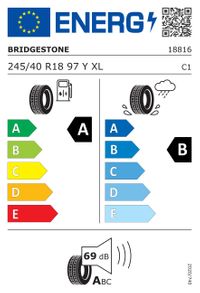 Bridgestone Sommerreifen "245/40 R18 97Y XL MO - Turanza T005", Art.-Nr. 18816