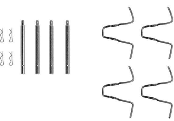 F.BECKER Zubehörsatz, Scheibenbremsbelag 10510449