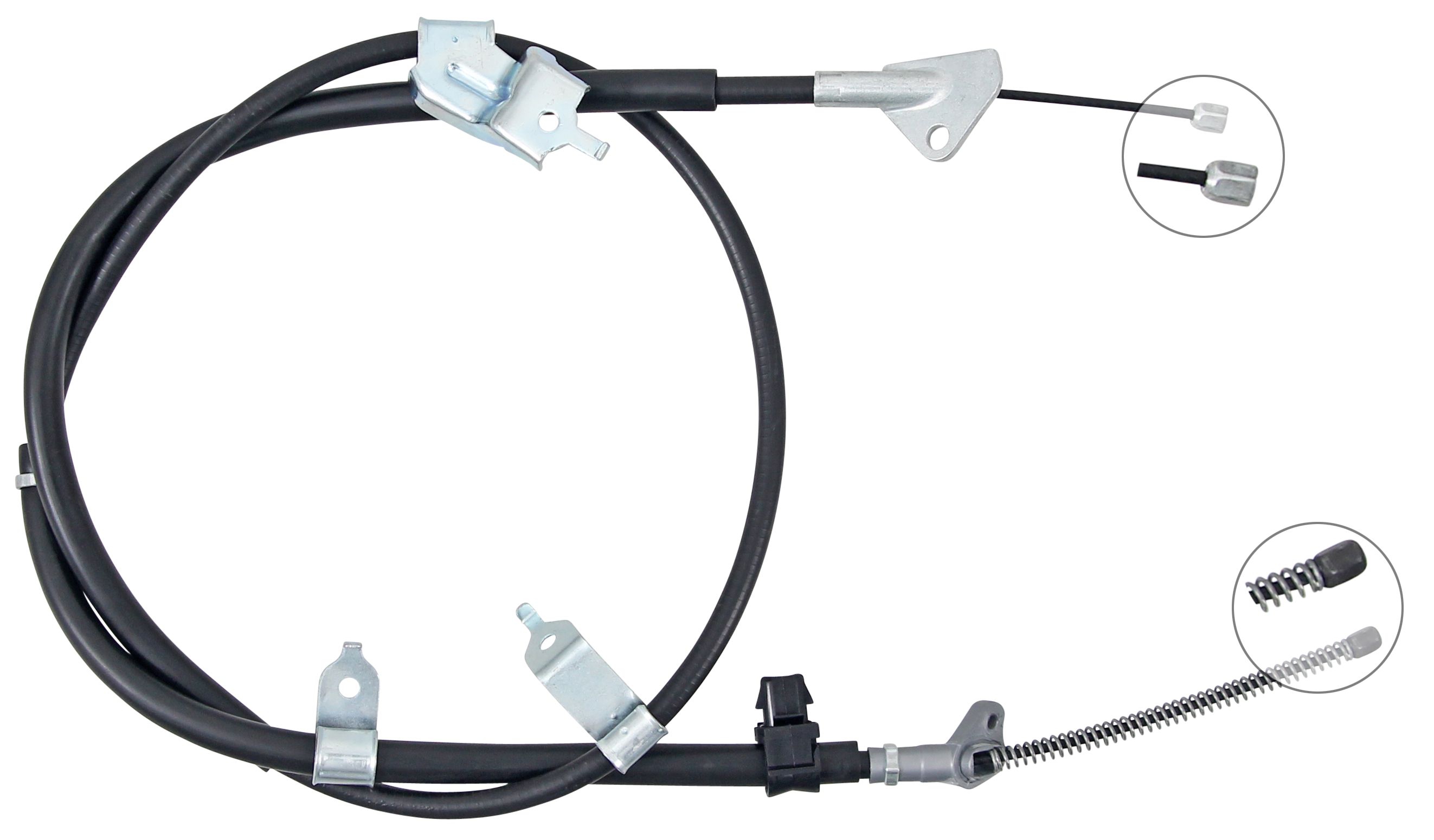 f.becker Seilzug, Feststellbremse 11810568 Trommelbremse für TOYOTA 4642052210 4642052211