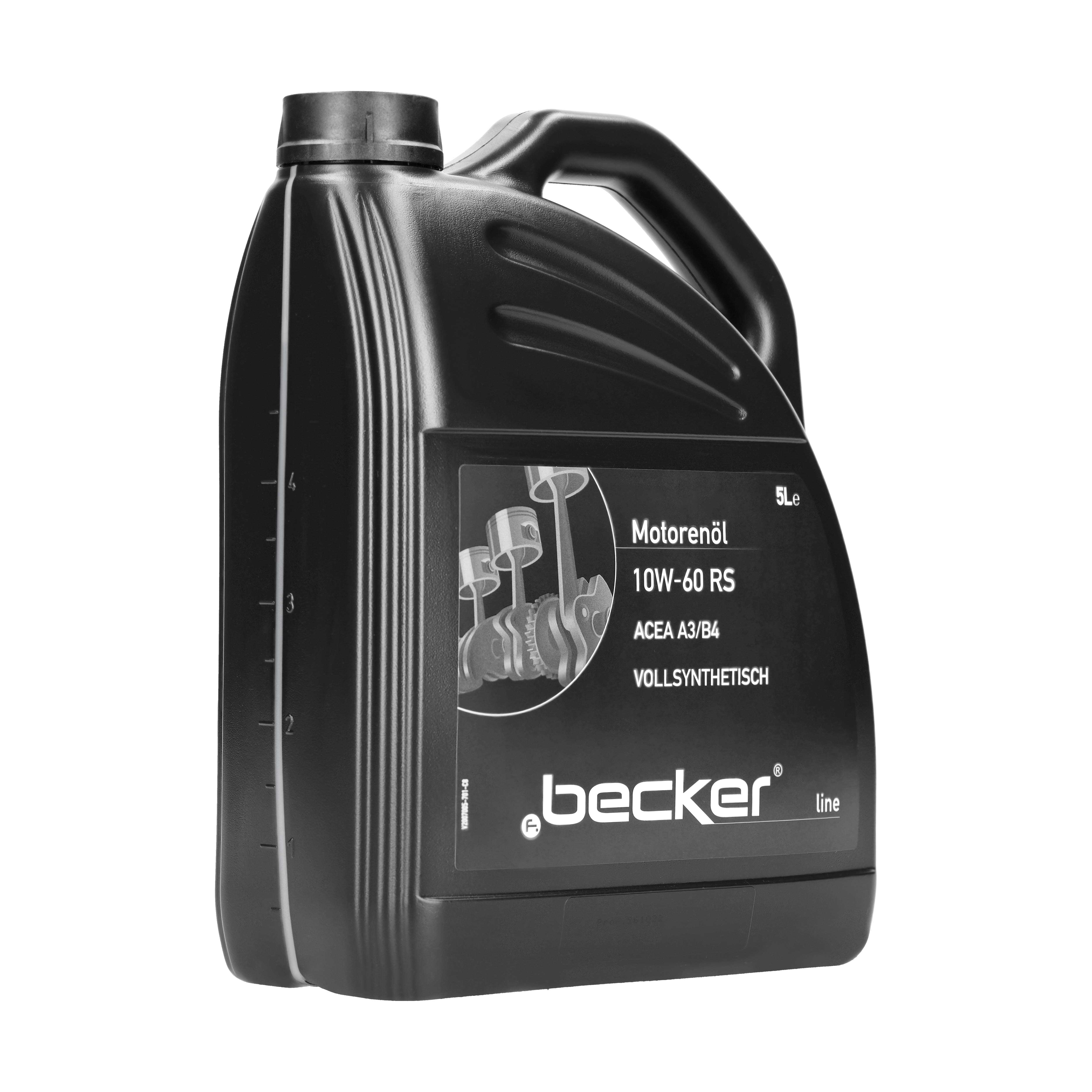 F.BECKER Motoröl Motorenöl 10W-60 RS [5 L] 80110024 5l