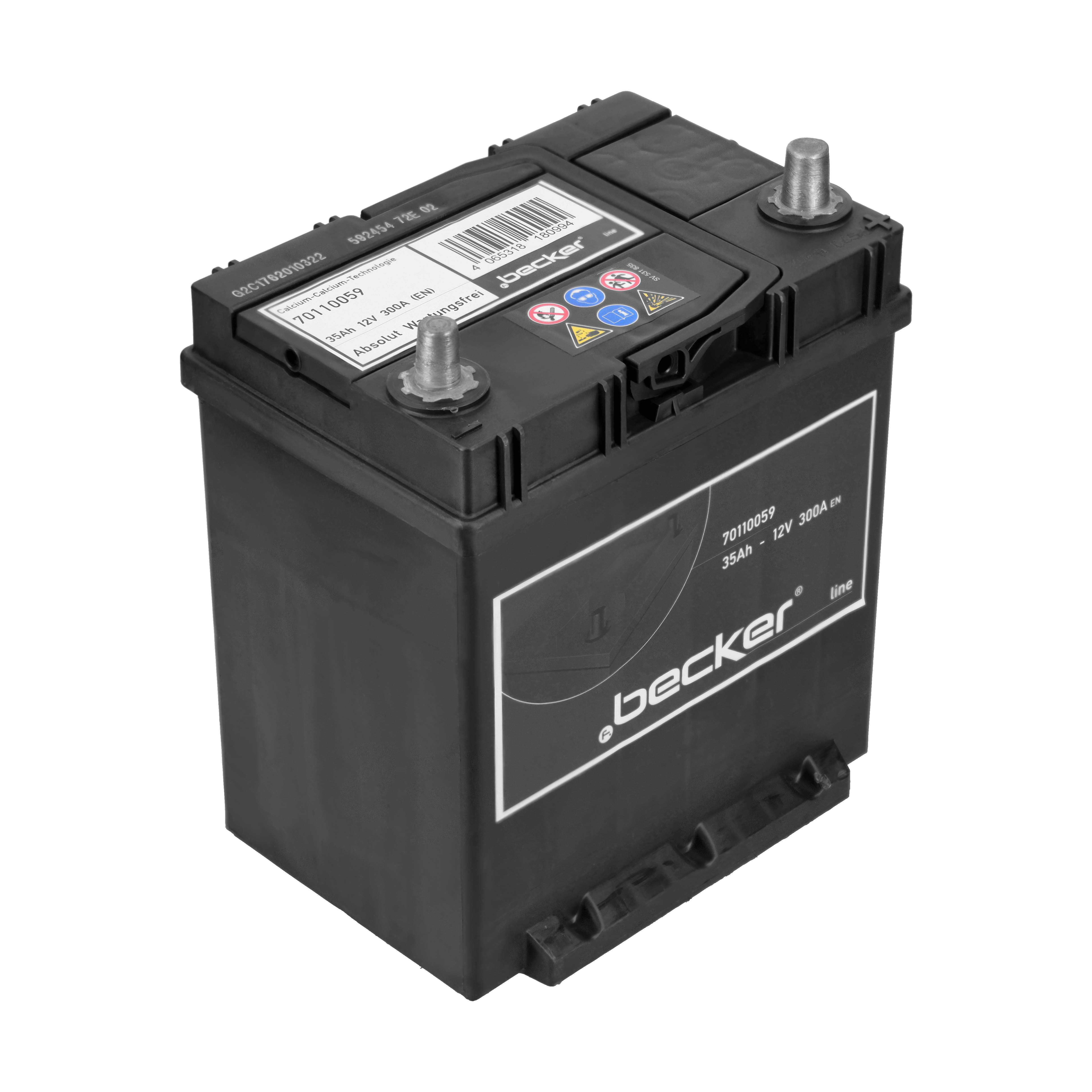 F.BECKER Starterbatterie 70110059 12V 68Ah 330A für HYUNDAI DODGE