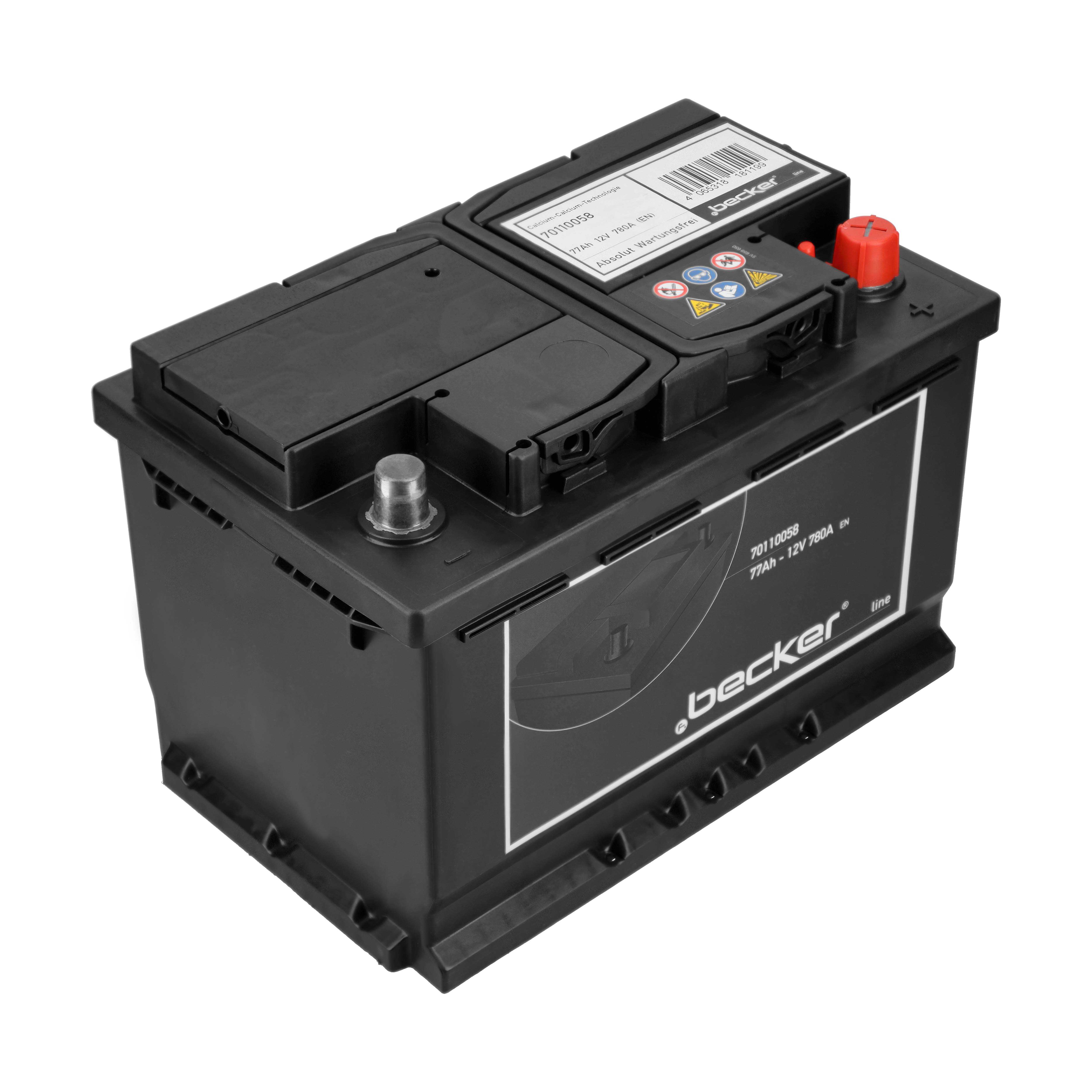 F.BECKER Starterbatterie 70110058 12V 68Ah 780A für Mercedes Ford Fiat Opel Volvo CHEVROLET Peugeot Citroën SEAT VW BMW HONDA JAGUAR NISSAN PORS