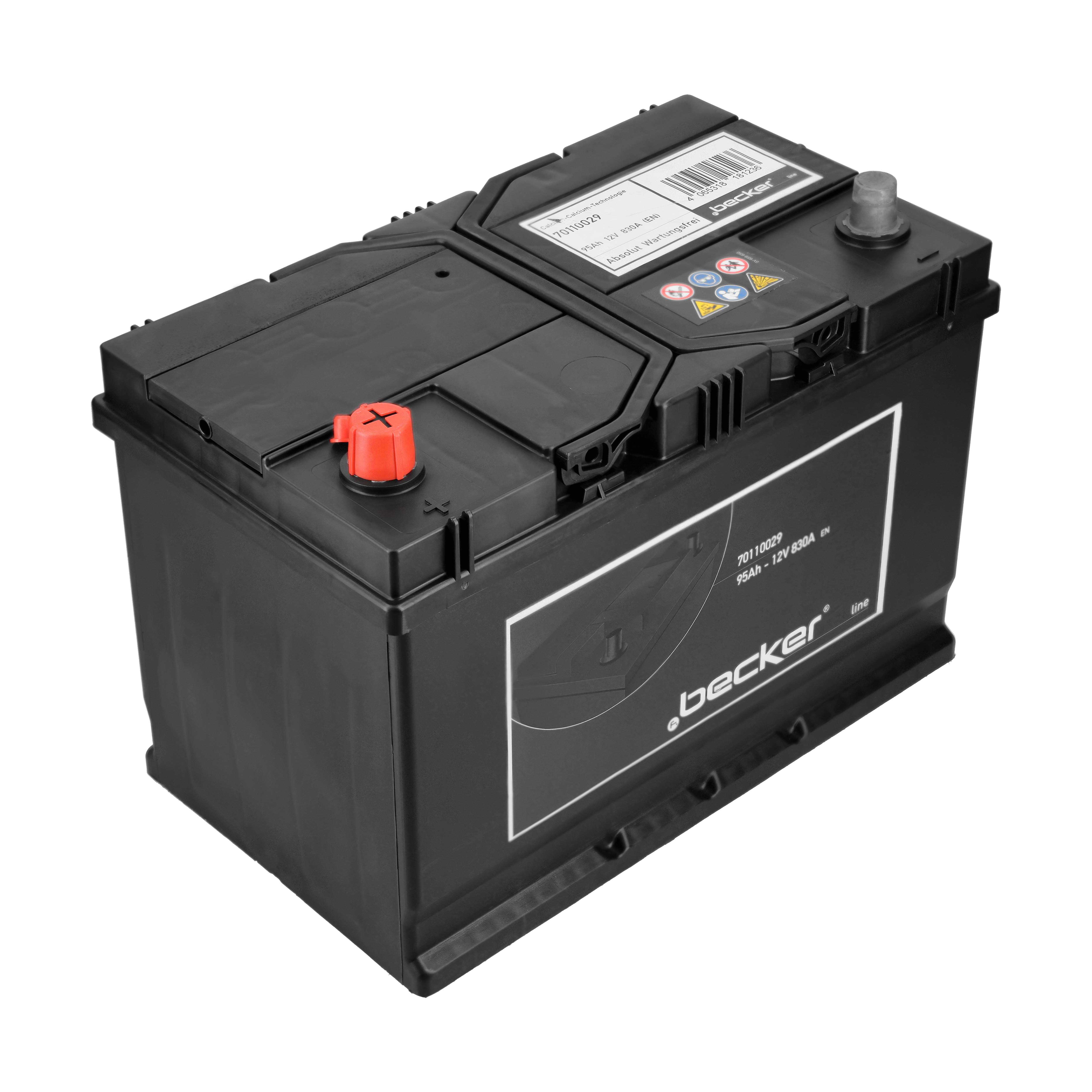 F.BECKER Starterbatterie 70110029 12V 68Ah 830A für DAF Opel CHEVROLET SSANGYONG TOYOTA Chrysler Ford MITSUBISHI NISSAN Subaru HYUNDAI Fiat / LANCIA